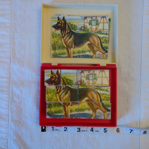 Vintage Hermann Eichhorn 12 Block Animal Puzzles - Picture 7 of 8